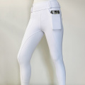 Populaire Black White Women&#39;s Silicone Equestrian Pants