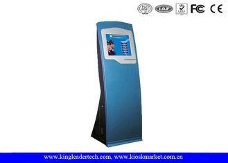 Sleek Interactive SAW Or IR Touch Screen Kiosk Stand For Go
