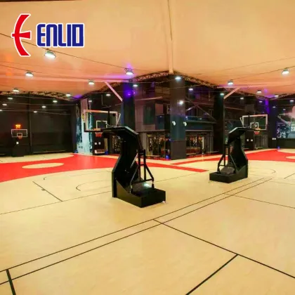 Maple surface PVC sports flooring