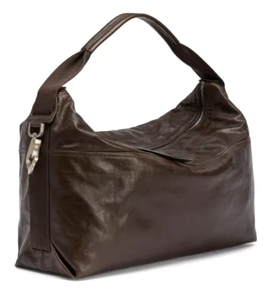Large brown shoulder bag