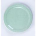 plastic round pizza plate serving dish
