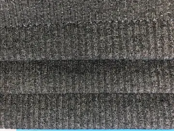 Popular wide lurex rib fabric