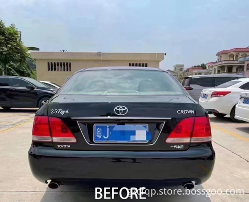 Rear Lip Bumper Upgrade Kit for Toyota Crown GRS182 188 Body Kit