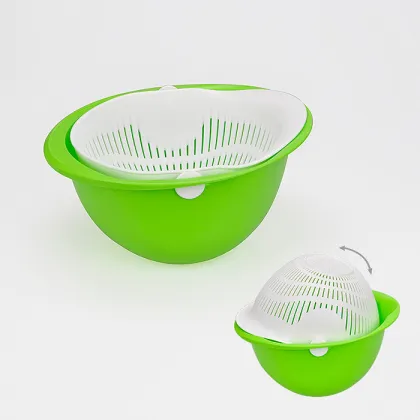 Durable Green Color Fruit And Vegetable Drainer