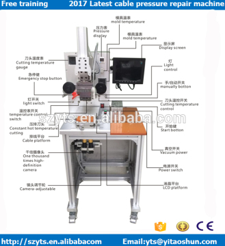 2017 Latest LCD Flex cable repair machine with constant hot temperature for hot pressing and bonding flex cable repair