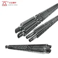 Conical twin screw barrel para sa extrusion machine