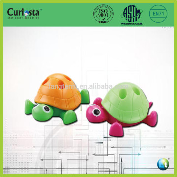 new design lovely turtle shape plastic Pencil Sharpener
