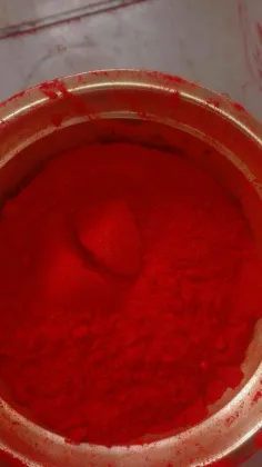 Red clean paprika powder