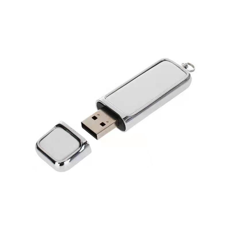 Cuero rectangular personalizado USB Memory Stick Carcasa