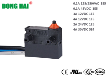 Waterdichte IP67-microschakelaar voor communicatie