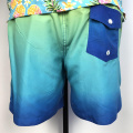 Männer gradienten Blue Beach Shorts