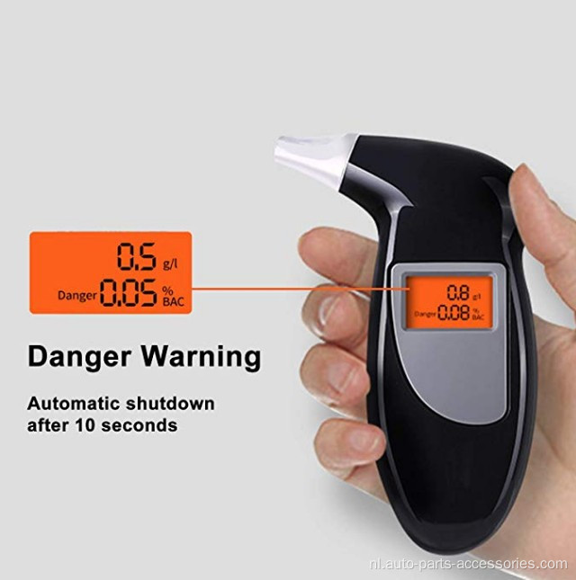 Keychain van hoge kwaliteit digitale adem alcohol tester