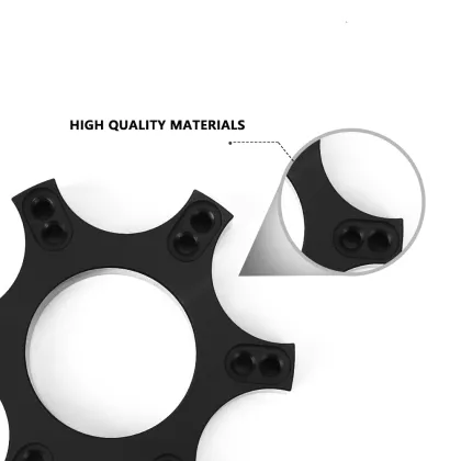 Aluminum 70MM Wheel Spacers Adapter Plate Ring for Thrustmaster T300RS Upgrade