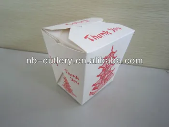 26oz chinese take away noodle box