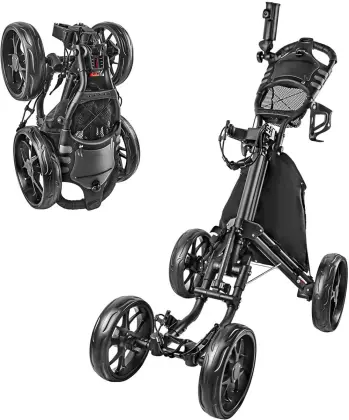 Golf Aluminum 4 Wheels Golf Trolley County Golf