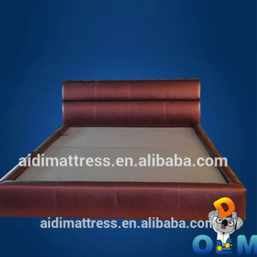 top selling premium quality customized color wood leather chinese hotel bed frame for bedroom