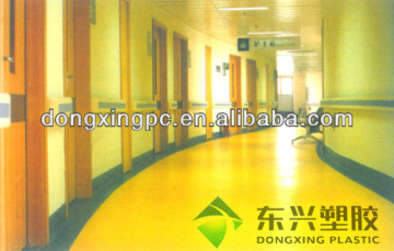 hotel floor tile indoor pvc flooring pure color flooring