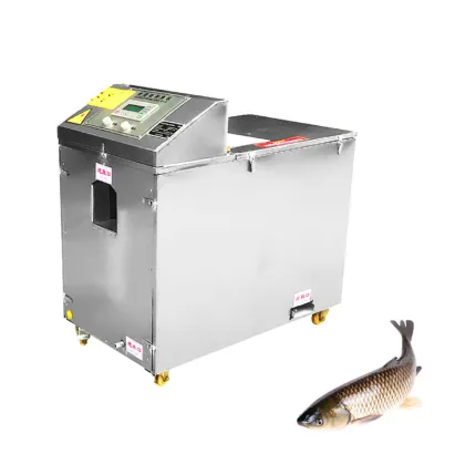 Automatic Fish Cleaning Machine: Anchovy Amberjack Peeling Tail Cutter Fillet Production Line