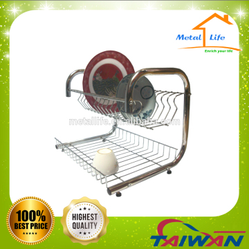 KW-201-1 Taiwan products two tiers kitchen dish rack