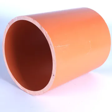 Orange Buried Large Diameter Electric Cable Pipe