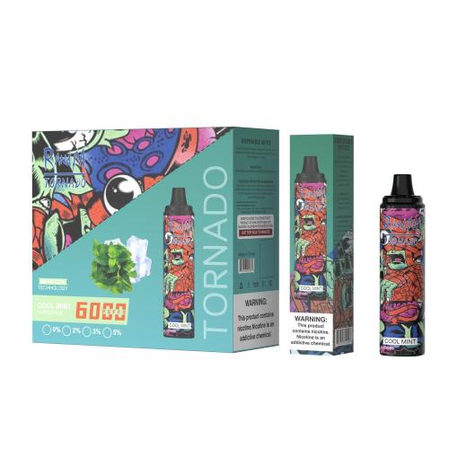 Randm Tornado 6000 Puffs Vape descartável de boa qualidade