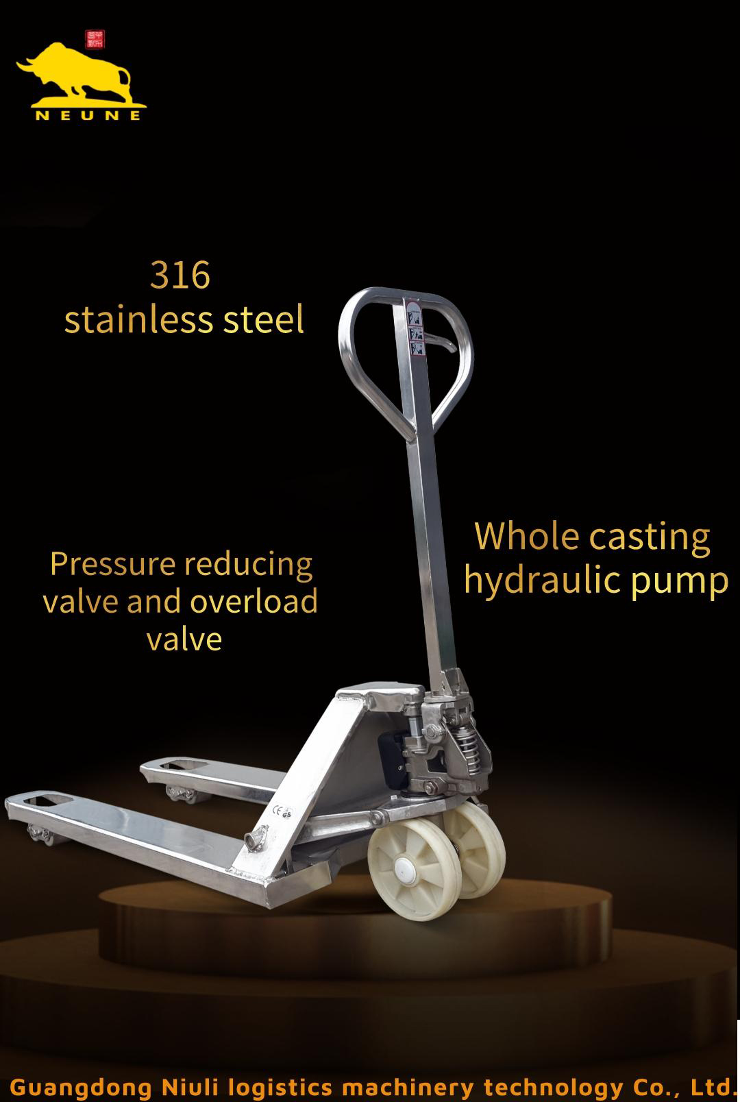 Stainless Steel Pallet Truck