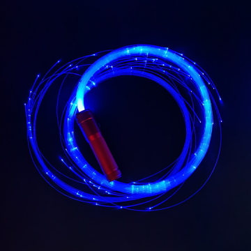 Fantastic OEM LED Fiber Optic Dance Whip with RGB Colors for Festivals