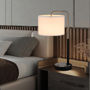 Simple Charger Desk Lamp - Multipurpose Industrial Floor and Desk Lamp Set