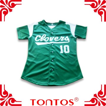 2016 New Design Custom Sublimation Printed Baseball Jersey