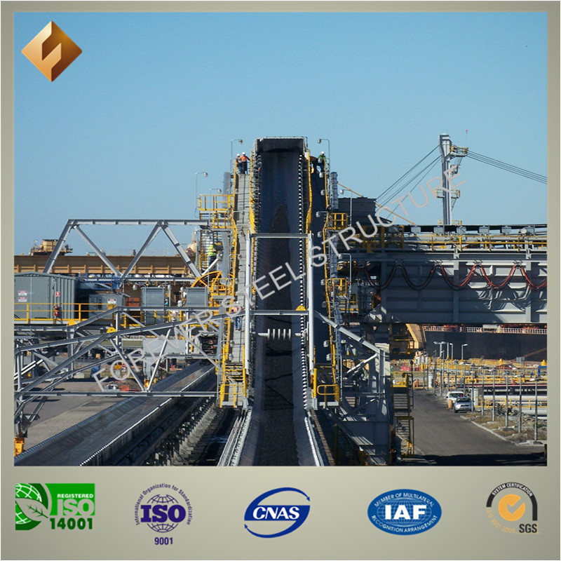 Certified Prefab Steel Structure Conveyor Gallery for Mining