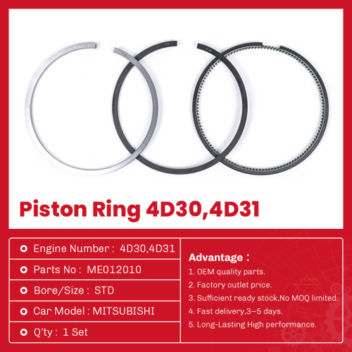 Mitsubishi 4D30 4D31 Piston Rings ME012010