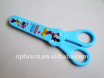 5" SCHOOL SCISSORS W/SAFETY COVER