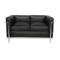 Replika læder Le corbusier LC2 loveseat