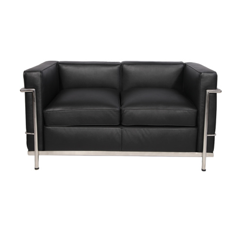 Replica leather Le corbusier LC2 loveseat