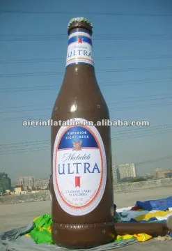 PVC inflatable beer bottle