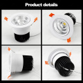 Weiße Fleckenleuchte Gu10 LED COB Downlight