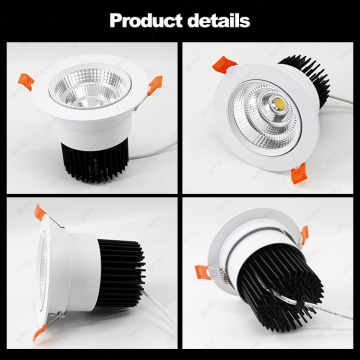 LED empotrado LED Techo interior Downlight empotrado LED