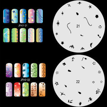 20 Sheets/Lot 320 Different Air brush Nail Art Designs STENCIL Template Set No.2 Stencil Sheets are Easy to Clean