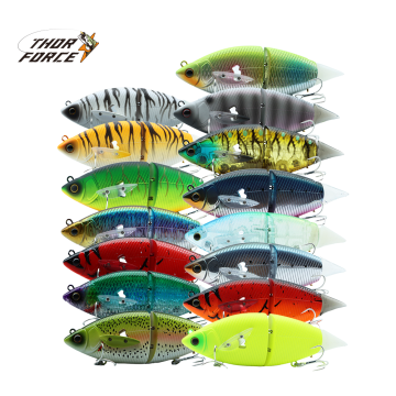 THORFORCE Popular Design 125mm 41g Vibrating Fishing Lure with Soft Tail and Three Gear Adjustment