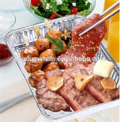 Large size compartment aluminum foil tray large aluminum foil tray
