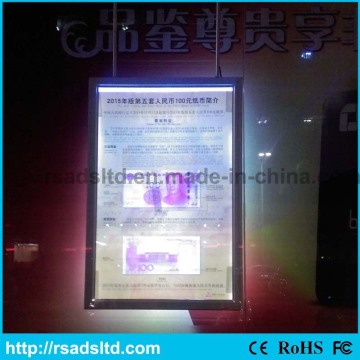Caja de luz delgada del marco del cartel de China LED