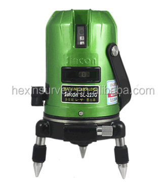 Sincon SL-223G Green Laser Level with Horizontal and Vertical Spirit Bubble
