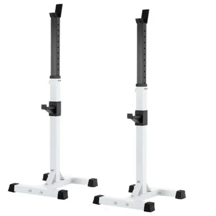 Adjustable Weightlifting Squat Rack and Barbell Stand: Comprehensive Strength Training Equipment