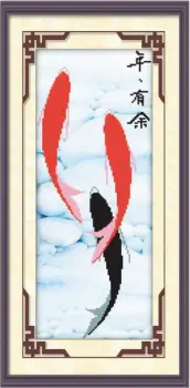 Three Fishes - DIY Diamond Painting - En71