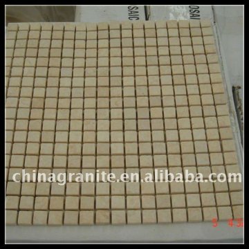 beige marble mosaic