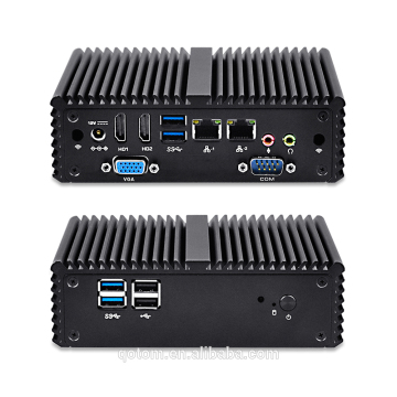 2 ethernet Pfsense Fanless Mini PC with Nano mini itx motherboard N3150 Barebone Mini PC Desktop Computer
