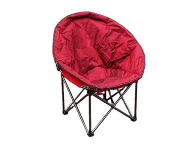 Luxury Oversize Lightweight Folding Half Round Moon Leisure Sofa Camping Chair
