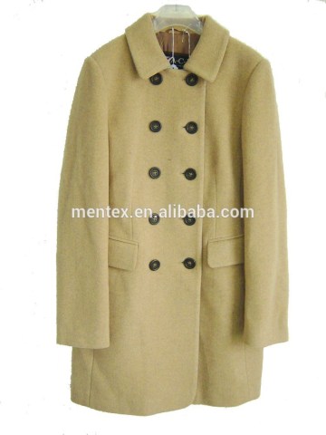 AW warm lady's wool cashmere pea coat