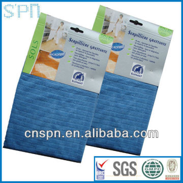 OEM ODM private label squard embossed pattern microfiber towel