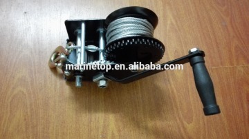 1600lbs Black Power Coating Small Cable Winch
